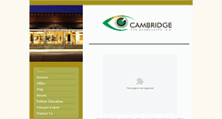 Desktop Screenshot of cambridge-eye-associates.com